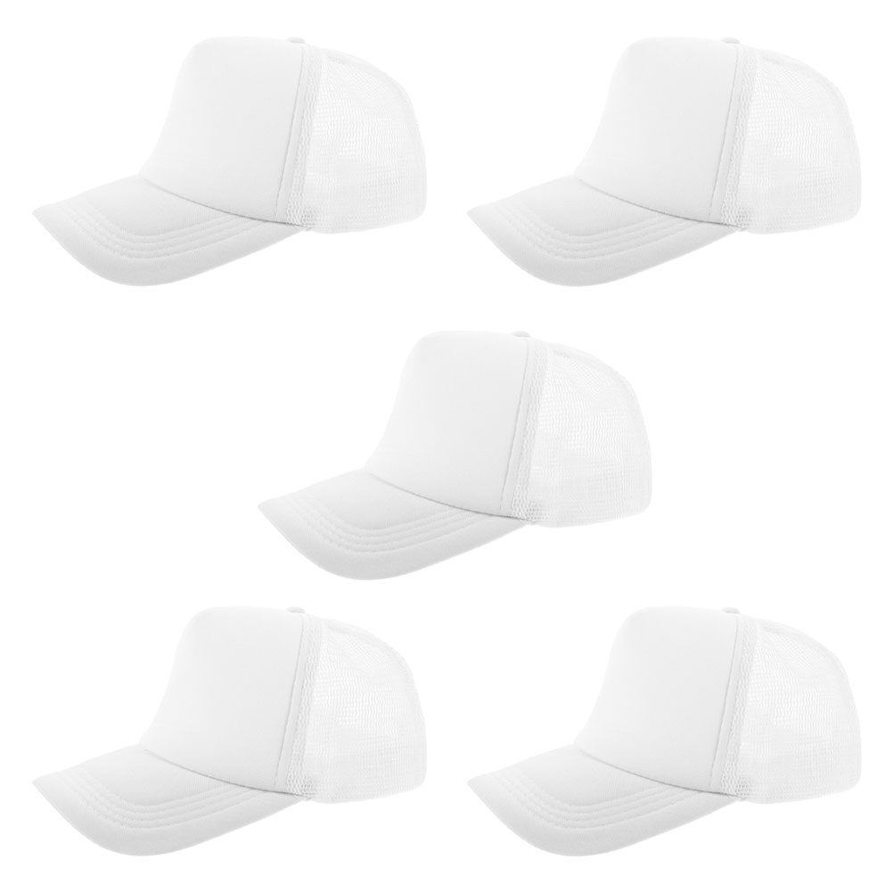 Hat Sublimation Blank - 5 шт. пустых бейсболок с сетчатой